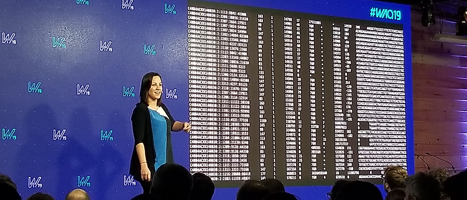 Presentation on storing data in DNA at Web à Québec 2019